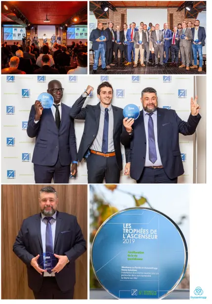 TK Home Solutions récompensé pour la troisième fois lors de la 5ème édition des Trophées de l’Ascenseur
